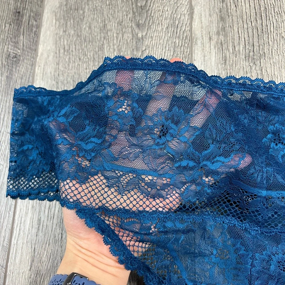 Torrid Teal‎ Lace Thong